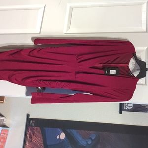 Fashion Nova Fine Wine Ruched Mini Dress